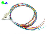 12 Colors 12F LC PC Fibre Optic Pigtail 0.9mm OM2 50 / 125μm 1.5m 900μm Loose buffer easy to strip