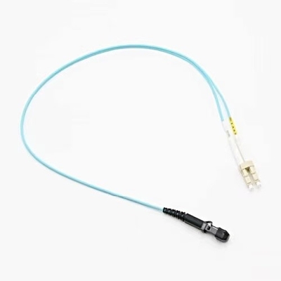 LC-MTRJ OM3 Zipcord Duplex Patch Cord 2.0 G651 LSZH Aqua Color