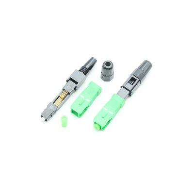 Fiber Optic Fast Connector SC APC UPC Quick Connector For FTTH Drop Cable field termination
