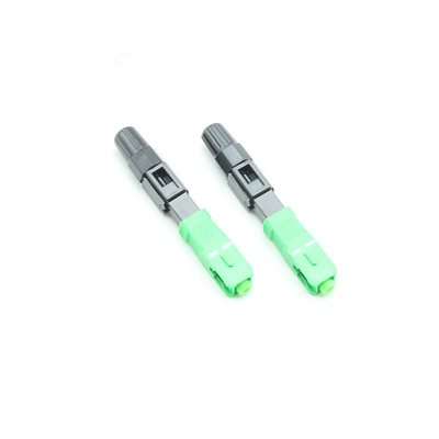 Fiber Optic Fast Connector SC APC UPC Quick Connector For FTTH Drop Cable field termination