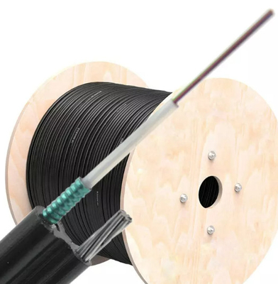 GYTC8S GYTC8A Figure 8 Outdoor 24 48 96 core Aluminum Amour stranded steel wires Aerial Overhead Optical Fiber Cable
